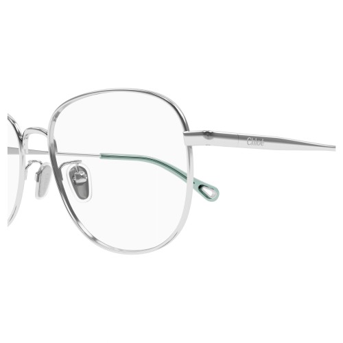Chloé CH0213OA - 002 - 53 Montature ottiche Silver Pillow (Rounded)