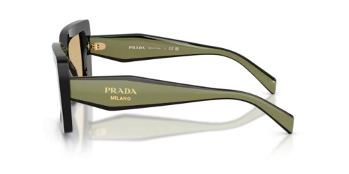 PRADA PR D01S - 03K10R - 52 Occhiali da sole Black Rectangle