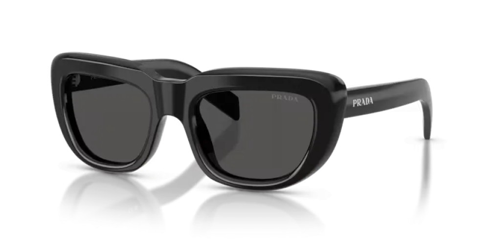 PRADA PR D07S - 16K08Z - 53 Occhiali da sole Black Rectangle