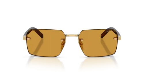 PRADA PR D55S - 5AK50P - 55 Occhiali da sole Gold Rectangle