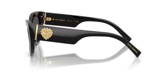 DOLCE & GABBANA DG4536 - 501/87 - 55 Occhiali da sole Black Cat Eye