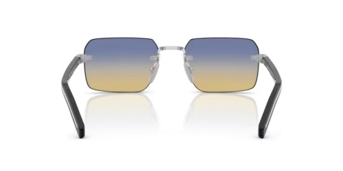 PRADA PR D55S - 1BC50E - 55 Occhiali da sole Silver Rectangle