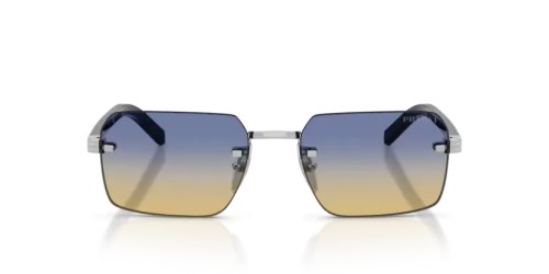 PRADA PR D55S - 1BC50E - 55 Occhiali da sole Silver Rectangle