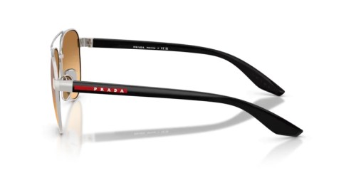 Prada Linea Rossa PS A52S - 1BC40Z - 58 Occhiali da sole Silver Pilot (Aviator)