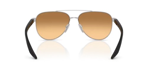 Prada Linea Rossa PS A52S - 1BC40Z - 58 Occhiali da sole Silver Pilot (Aviator)