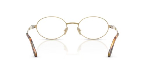 MIU MIU MU 50ZV - 5AK1O1 - 52 Montature ottiche Gold Oval
