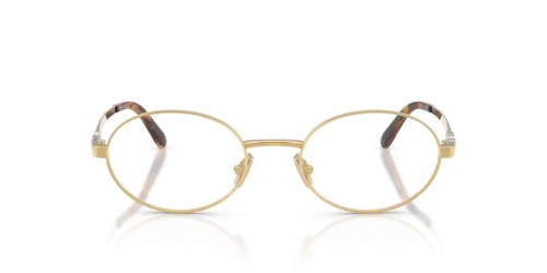 MIU MIU MU 50ZV - 5AK1O1 - 52 Montature ottiche Gold Oval