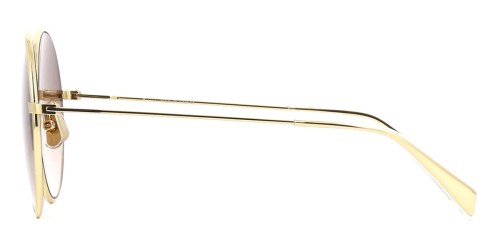 Celine CL40177U - 30F - 61 Occhiali da sole Gold Round