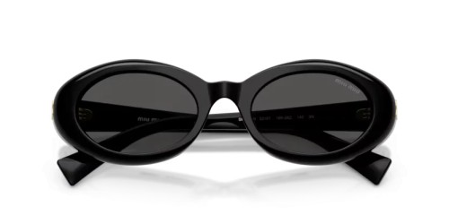 MIU MIU MU B09S - 16K08Z - 52 Occhiali da sole Black Oval