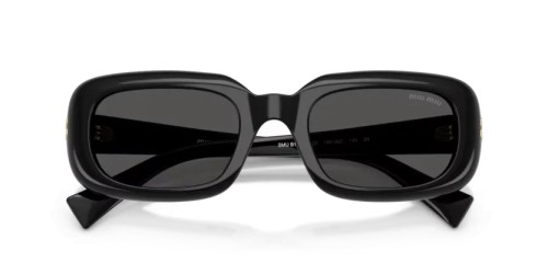 MIU MIU MU B13S - 16K08Z - 52 Occhiali da sole Black Rectangle