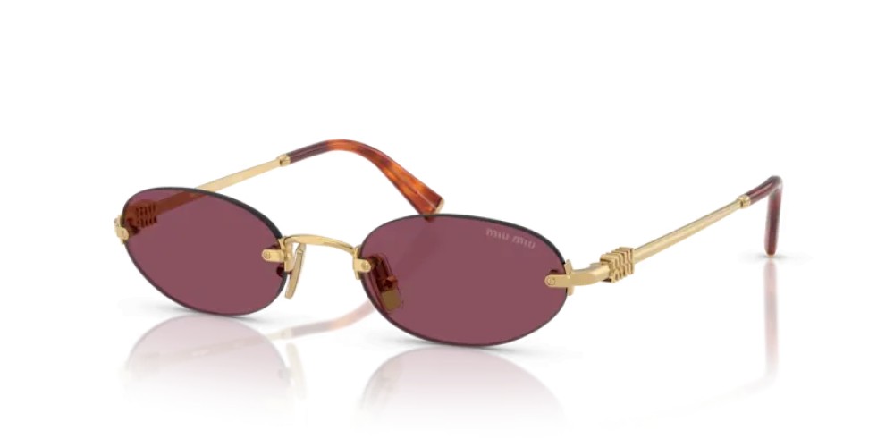 MIU MIU 0MU A54S - 5AK20Y - 51 Occhiali da sole Gold Oval