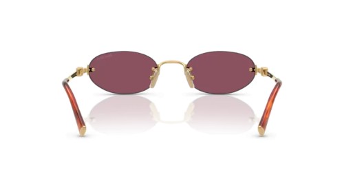MIU MIU 0MU A54S - 5AK20Y - 51 Occhiali da sole Gold Oval