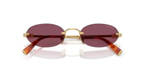MIU MIU 0MU A54S - 5AK20Y - 51 Occhiali da sole Gold Oval