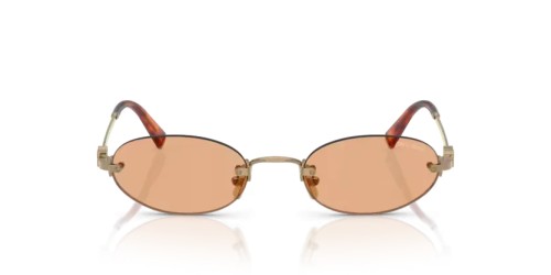 MIU MIU 0MU A54S - 7OE90X - 51 Occhiali da sole Bronze Oval