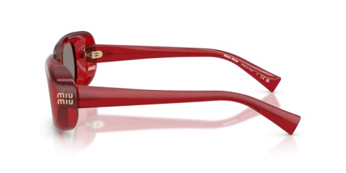 MIU MIU MU B13S - 23M80Q - 52 Occhiali da sole Burgundy Rectangle