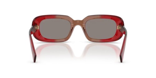 MIU MIU MU B13S - 23M80Q - 52 Occhiali da sole Burgundy Rectangle