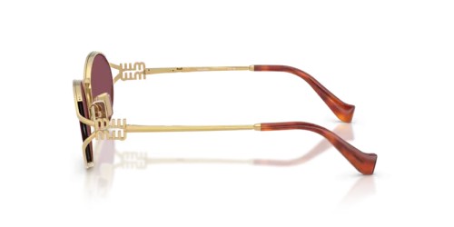 MIU MIU MU 52YS - 5AK20Y - 54 Occhiali da sole Gold Oval