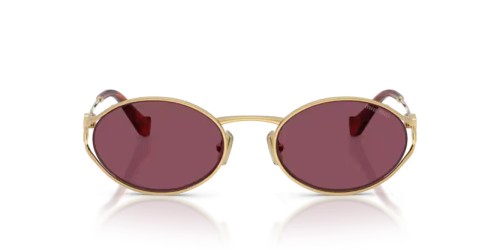 MIU MIU MU 52YS - 5AK20Y - 54 Occhiali da sole Gold Oval