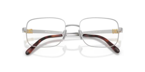 MIU MIU MU 51ZV - 1BC1O1 - 52 Montature ottiche Silver Rectangle