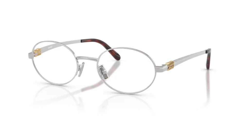 MIU MIU MU 50ZV - 1BC1O1 - 52 Montature ottiche Silver Oval