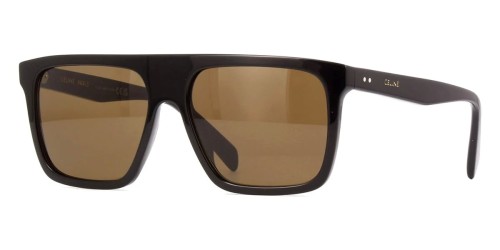 Celine CL40209I - 01E - 57 Occhiali da sole Black Flat Top