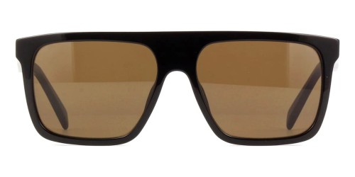 Celine CL40209I - 01E - 57 Occhiali da sole Black Flat Top