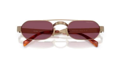 MIU MIU MU B52S - 7OE30Y - 52 Occhiali da sole Bronze Oval