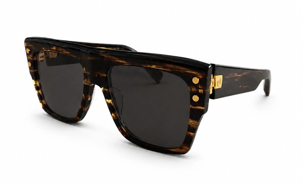Balmain BPS-100 B-I - B - 56 Occhiali da sole Havanna Square