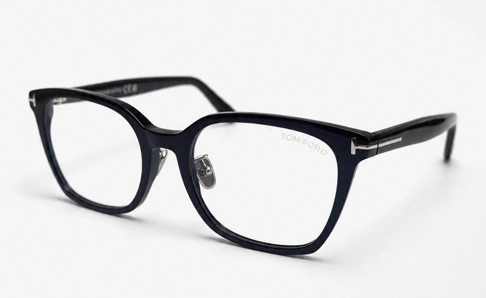 Tom Ford TF6103-D-B ECO - 001 - 53 - CON LENTI CON FILTRO LUCE BLU-VIOLETTA Montature ottiche Black Square