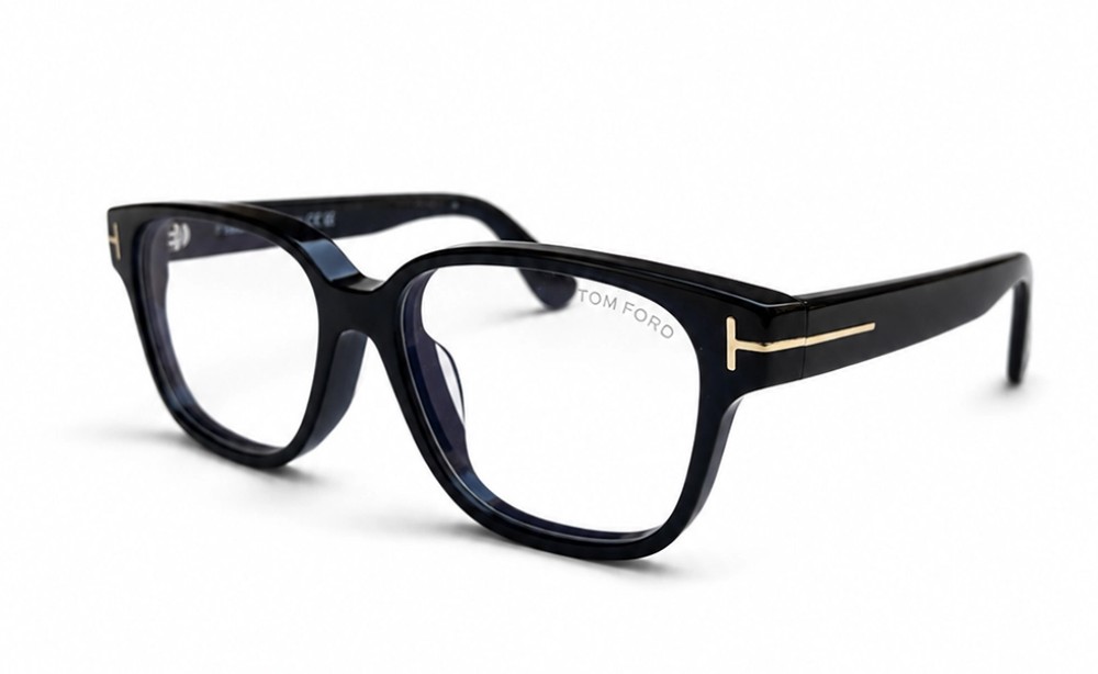 Tom Ford TF6071-D-B ECO - 001 - 54 - CON LENTI CON FILTRO LUCE BLU-VIOLETTA Montature ottiche Black Square