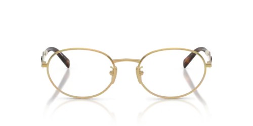 PRADA PR D53VD - 5AK1O1 - 54 Montature ottiche Gold Oval