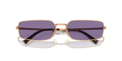 PRADA PR A60S - 7OE01O - 59 Occhiali da sole Bronze Rectangle