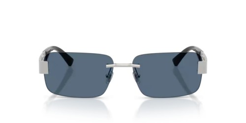 VERSACE VE2298 - 100180 - 58 Occhiali da sole Silver Rectangle