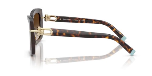 TIFFANY & CO. TF4199 - 80153B - 53 Occhiali da sole Havanna Butterfly
