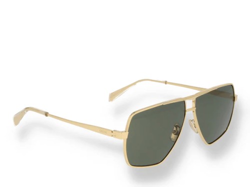 Celine CL40246U-Y - 30N - 59 Occhiali da sole Gold Pilot (Aviator)