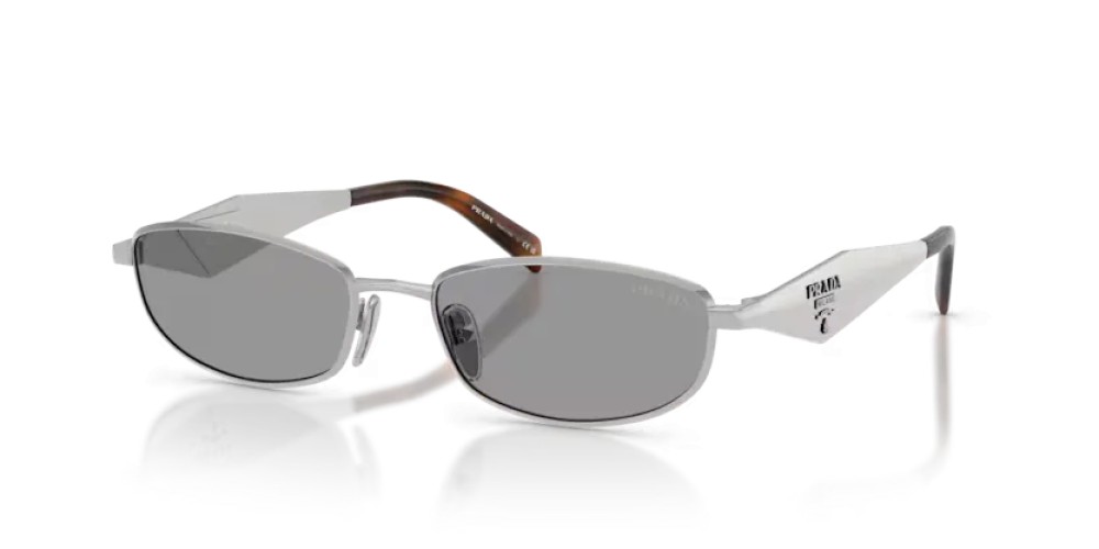 PRADA PR D51S - 1BC50Q - 55 Occhiali da sole Silver Oval