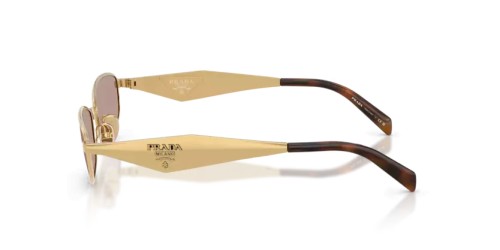 PRADA PR D51S - 5AK20I - 55 Occhiali da sole Gold Oval
