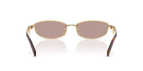 PRADA PR D51S - 5AK20I - 55 Occhiali da sole Gold Oval