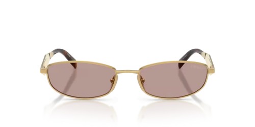 PRADA PR D51S - 5AK20I - 55 Occhiali da sole Gold Oval