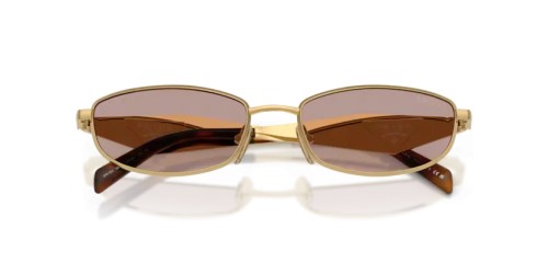 PRADA PR D51S - 5AK20I - 55 Occhiali da sole Gold Oval