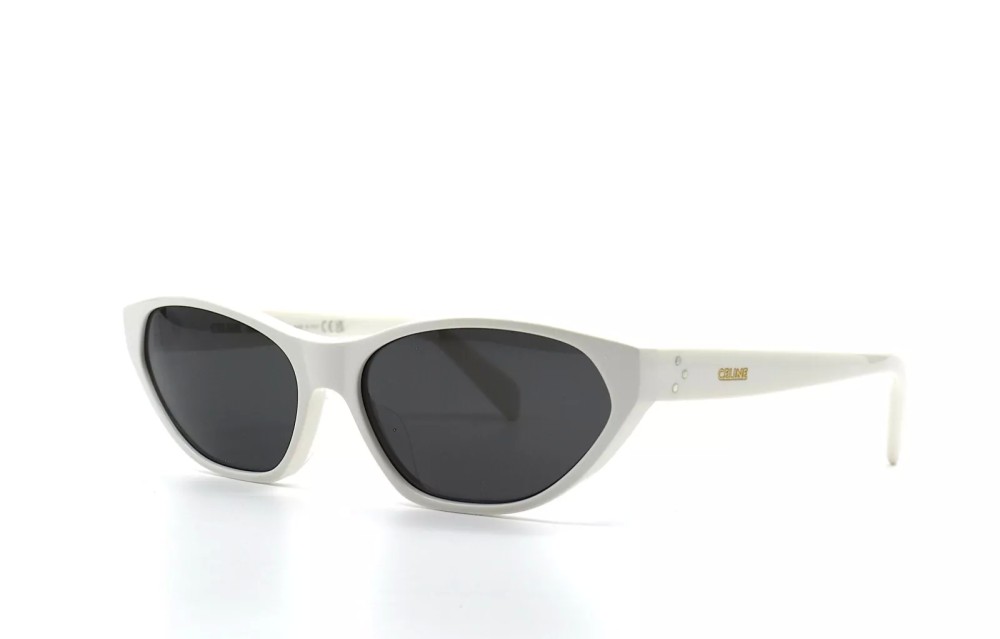 Celine CL40251U - 25A - 57 Occhiali da sole White Cat Eye