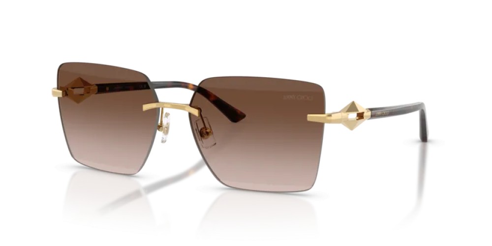Jimmy Choo JC4018 - 302313 - 59 Occhiali da sole Gold Square