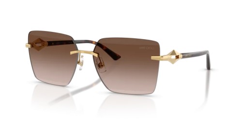 Jimmy Choo JC4018 - 302313 - 59 Occhiali da sole Gold Square