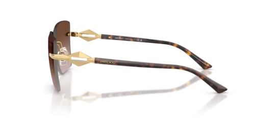 Jimmy Choo JC4018 - 302313 - 59 Occhiali da sole Gold Square