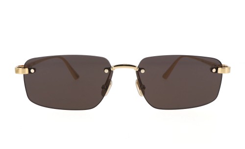Dior CDior S4U - B0A0 - 57 Occhiali da sole Gold Rectangle