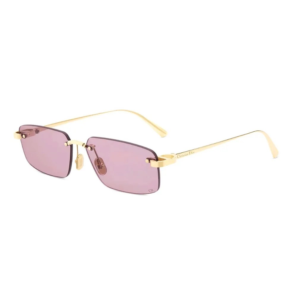 Dior CDior S4U - C0G0 - 57 Occhiali da sole Gold Rectangle