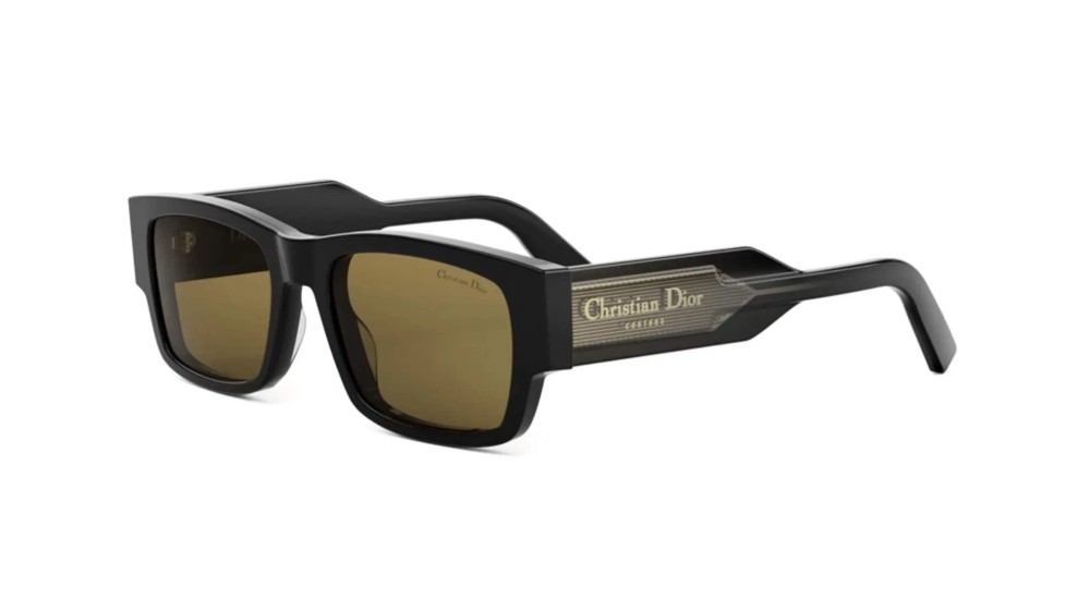 Dior CHRISTIAN DIOR LABEL S1I - 13H0 - 54 Occhiali da sole Black Rectangle