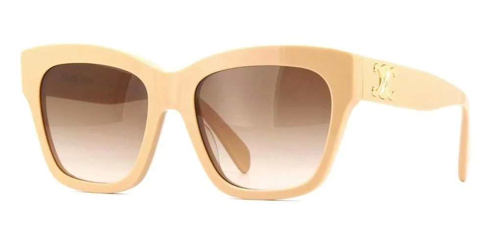 Celine CL40253I - 57F - 55 Occhiali da sole Beige Square