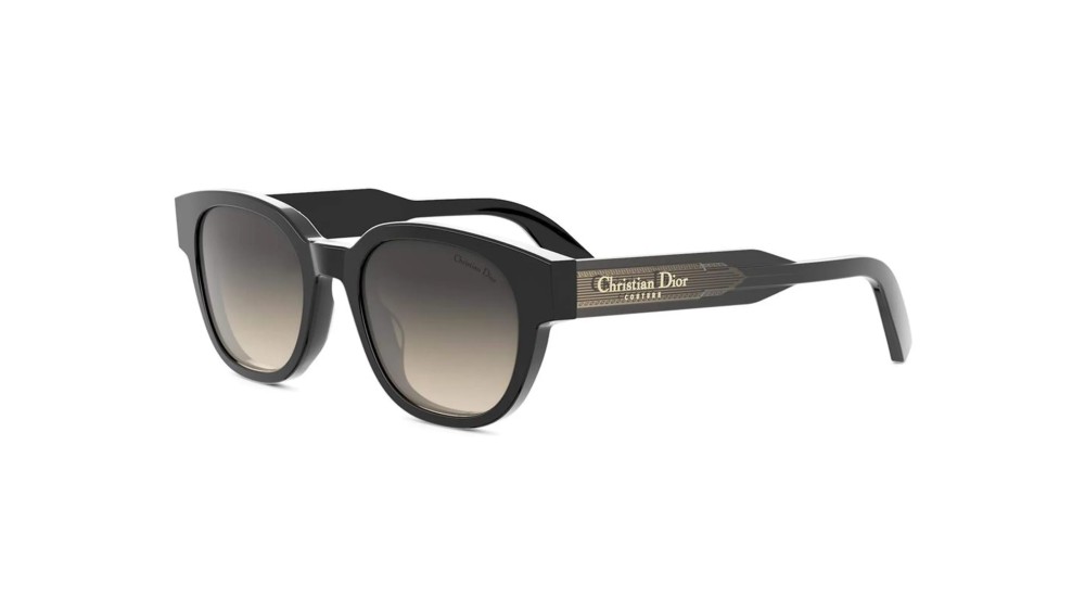 Dior CHRISTIAN DIOR LABEL R1I - 10A2 - 51 Occhiali da sole Black Rounded