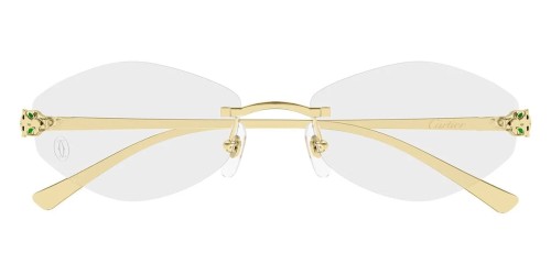 Cartier CT0637O - 001 - 56 Montature ottiche Gold Geometric